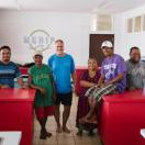 MERIP staff members L-R Jayson, Welbur, Simon, Sanda, Mikelson, Reagan -  Marine and Environmental Research Institute of Pohnpei (MERIP), Pohnpei, FSM (Day in the life profile)
-Photography for PACAM